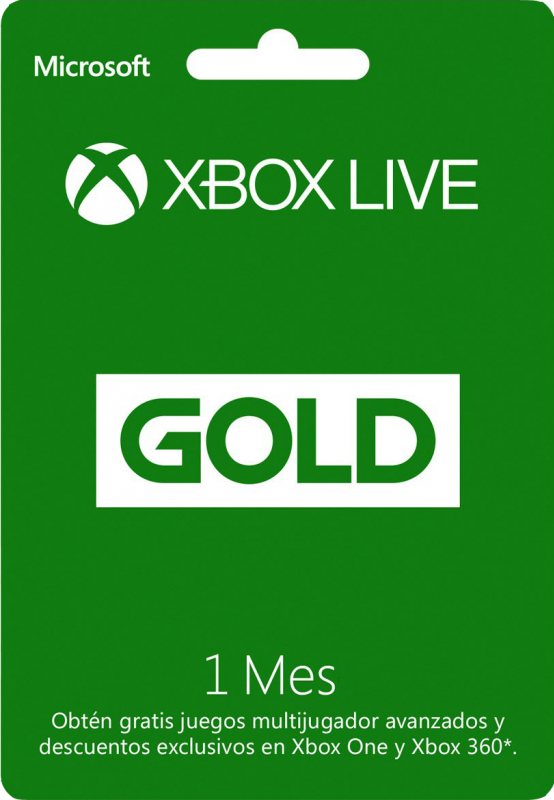 Tarjeta XBOX Live - (1 Mese Gold)