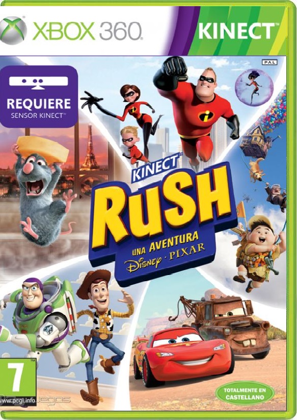 Kinect Rush Una aventura Disney Pixar - D4 (X360)