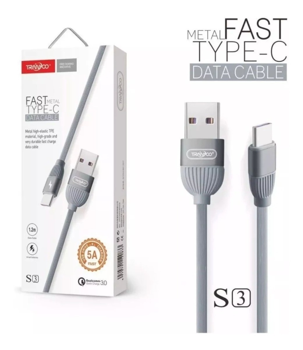 Cable Usb Tipo C 3 Metros Samsung S8 Note 7 A7 Htc Etc