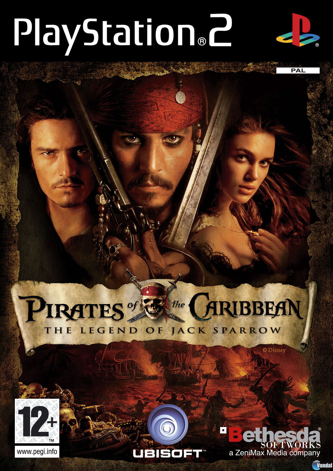 Piratas Del Caribe - La Leyenda De Jack Sparrow (8679) (PS2)