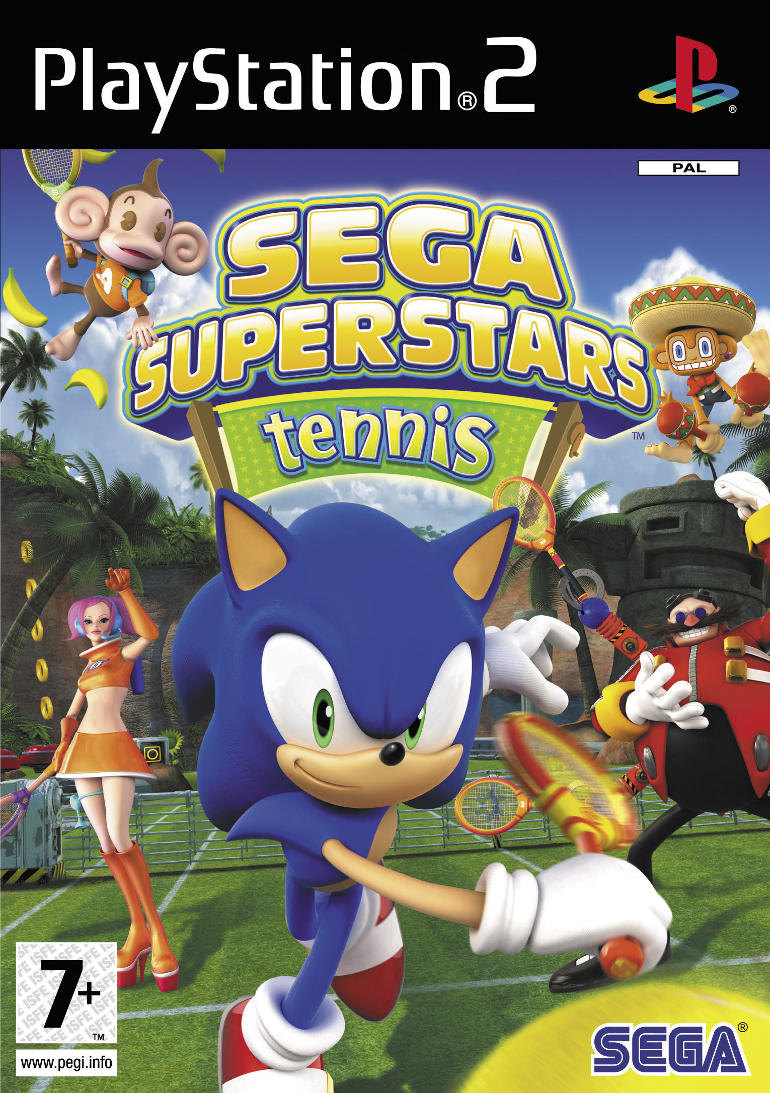 Sega Superstars- Sonic Tennis (8680) (PS2)