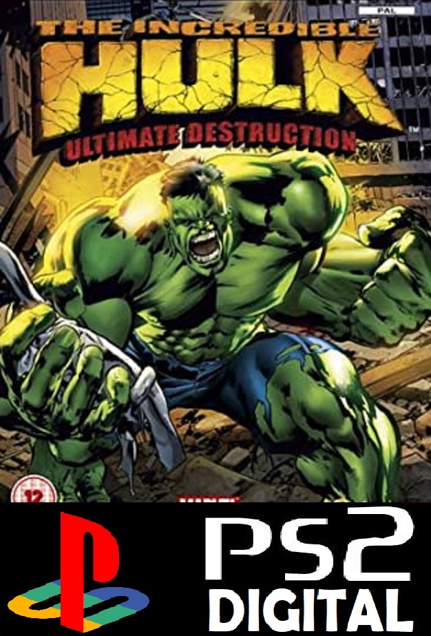 The Increible Hulk Ultimate Destruction (PS2D)