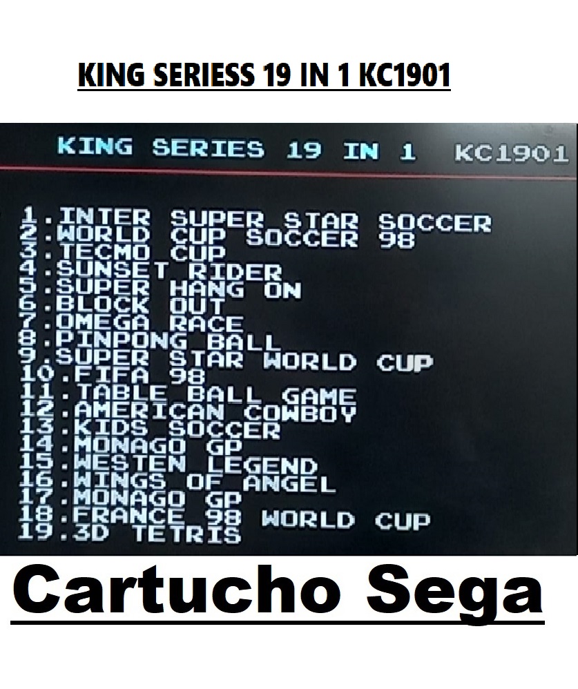King Series 19 en 1 KC1901 (sega)