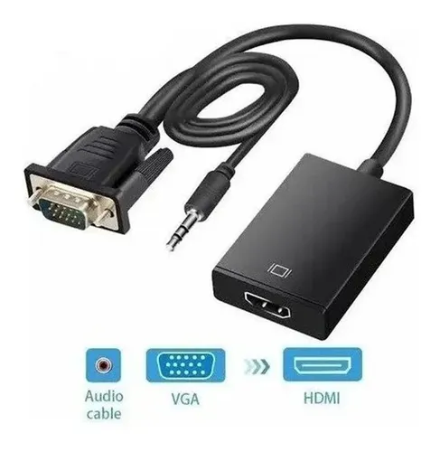 Cable VGA a HDMI Audio