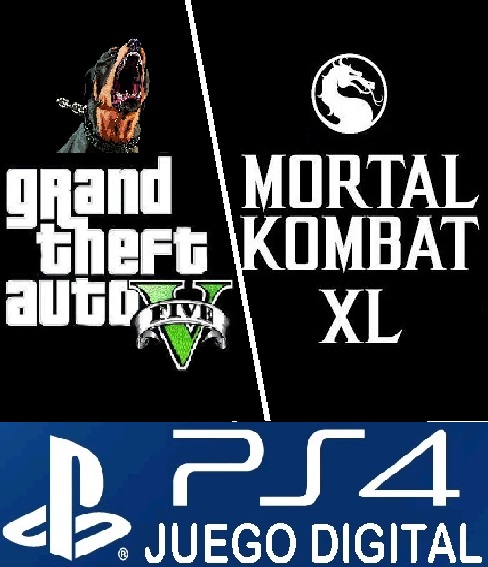 GTA 5 + Mortal Kombat XL (PS4D)