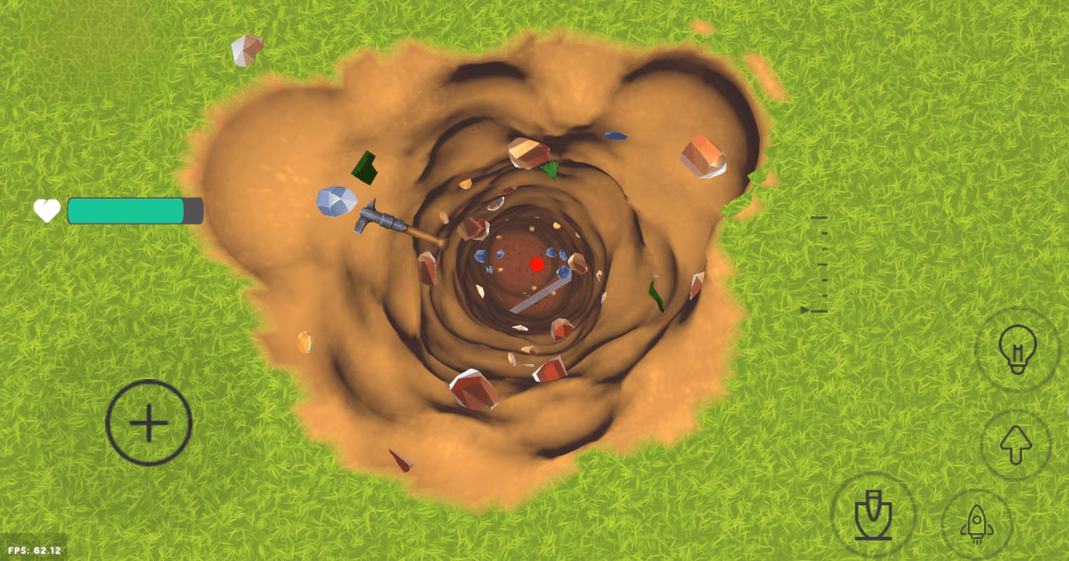 Is a game about digging a hole available on PC?