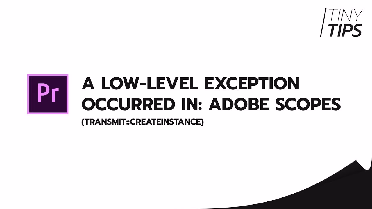 What is a low-level exception?