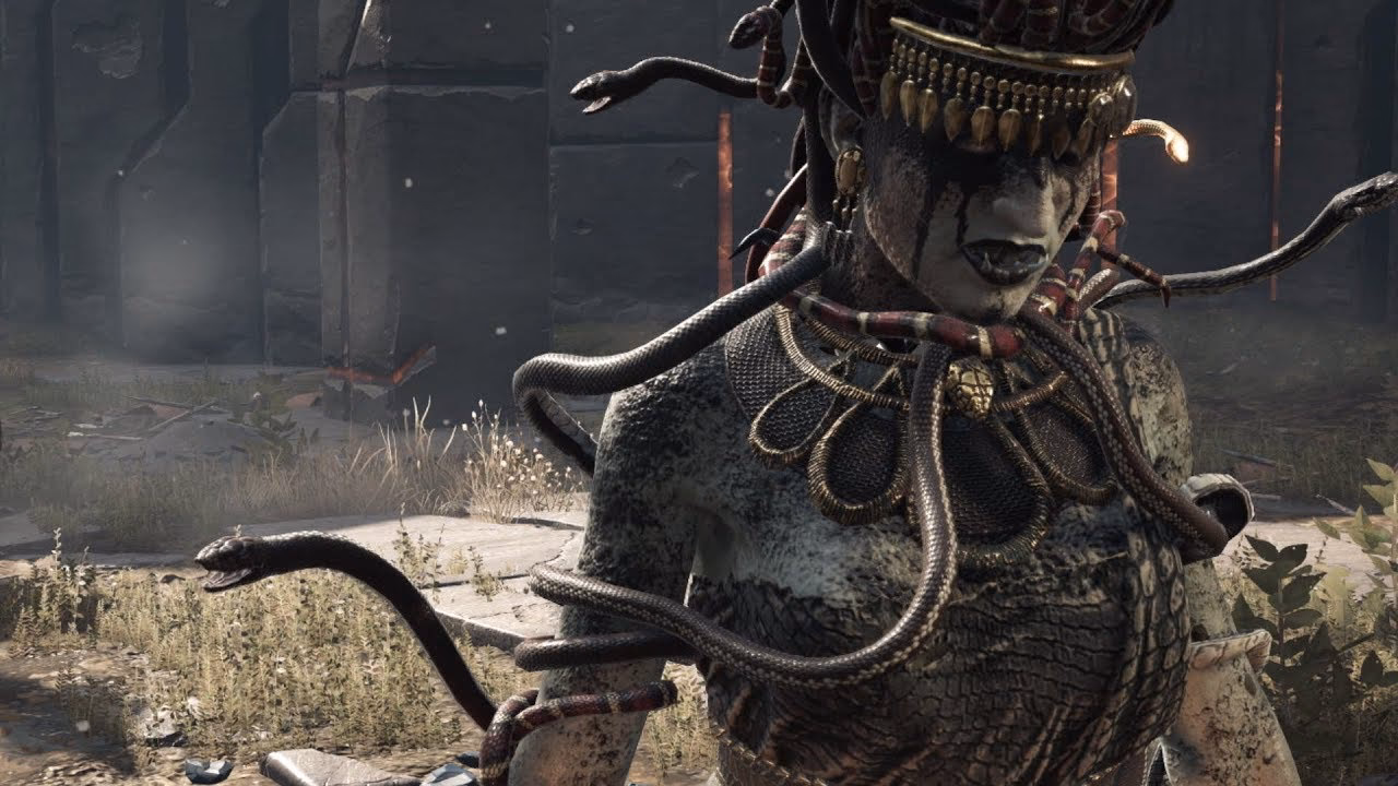 What happened to Medusa in the Odyssey?