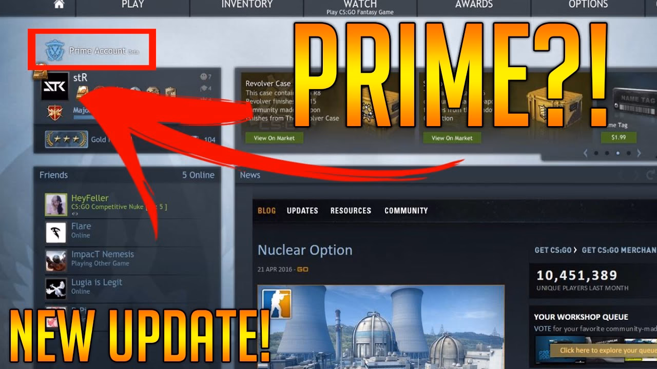 How to activate Prime in CSGO?