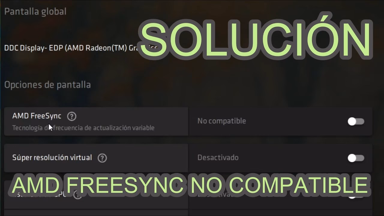 ¿Cuáles son los requisitos para usar AMD FreeSync?