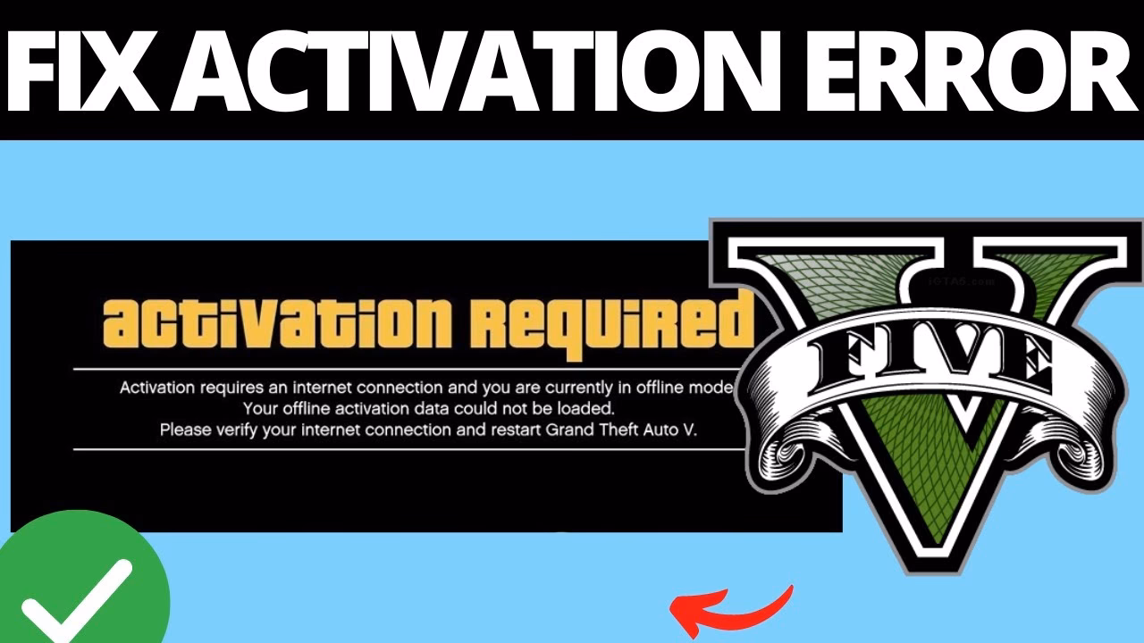 How to fix “activation required” on gtav?