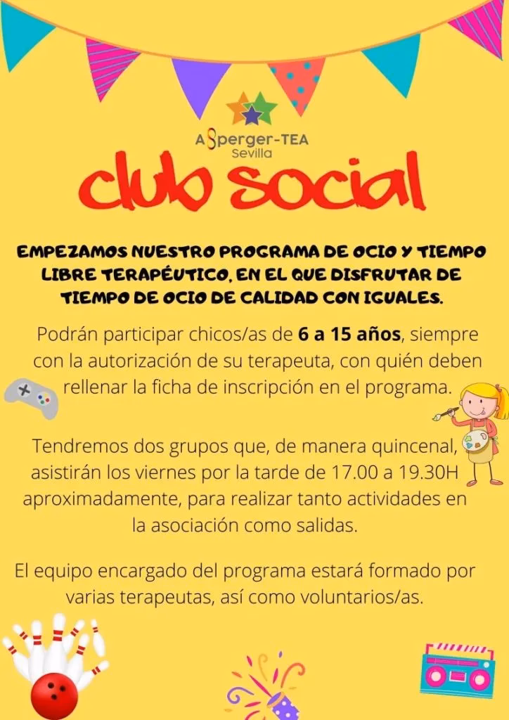 ¿Cuáles son las actividades comunes de un club?