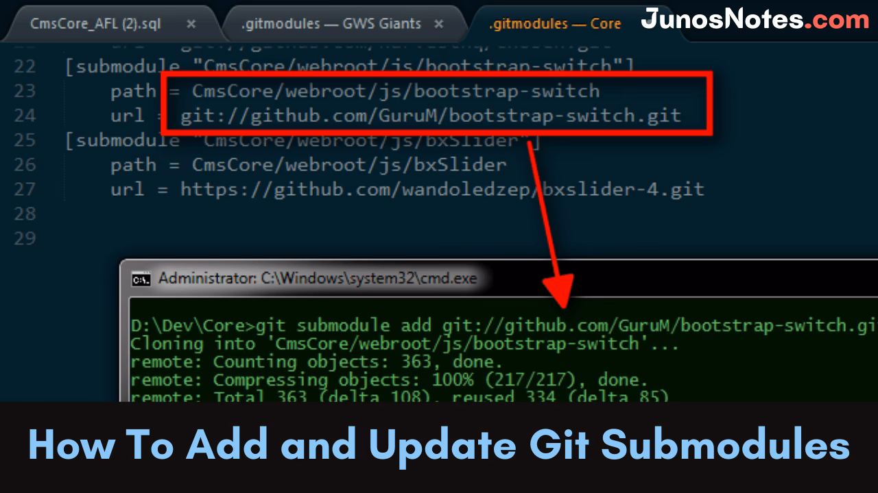 How to add Git submodule GitHub relationships between two repositories?