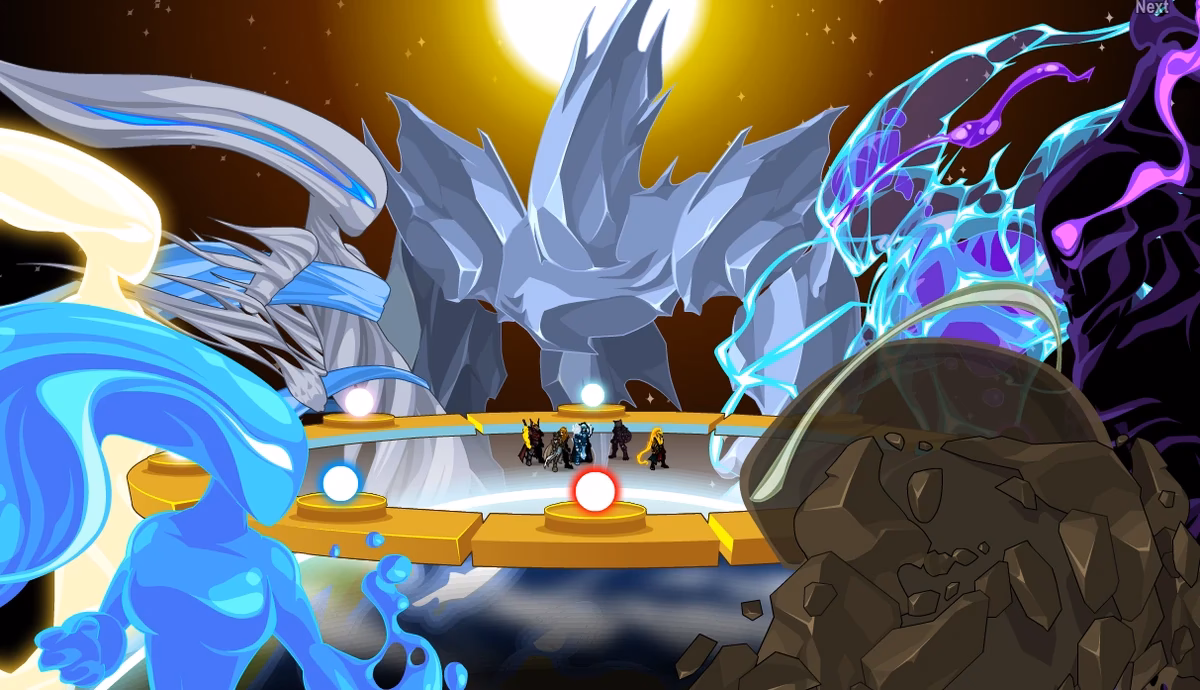 What is the elemental wheel in AdventureQuest?