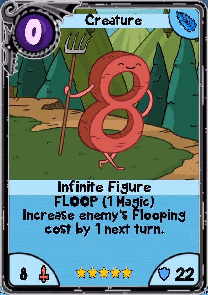 Who owns the Adventure Time Card Wars trading card game?