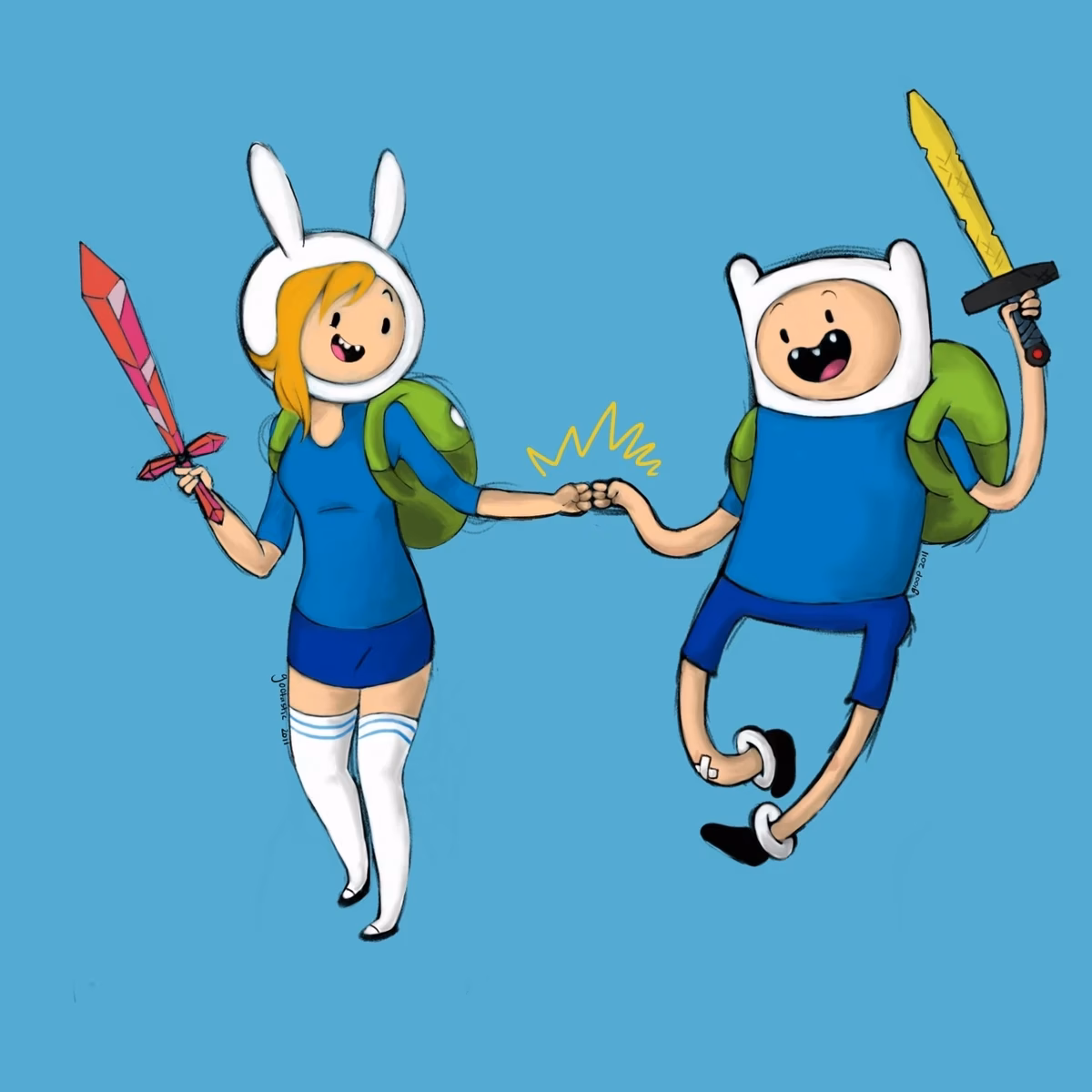 What does Fionna look like in Adventure Time?