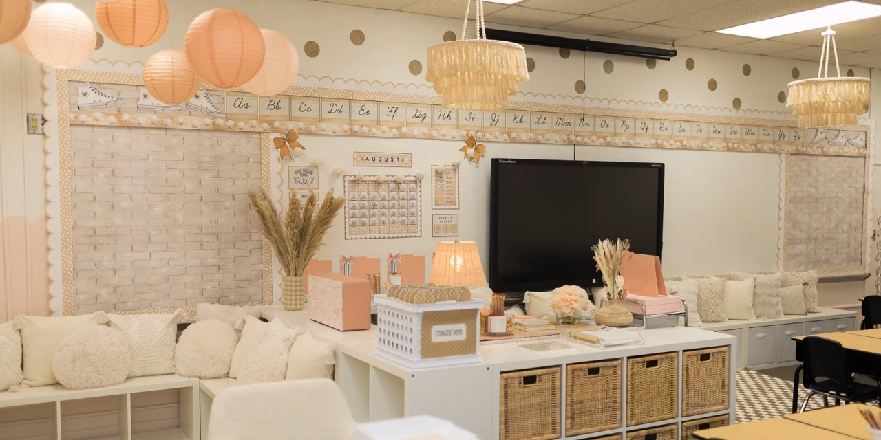 Where can I find inspiration for aesthetic classrooms?