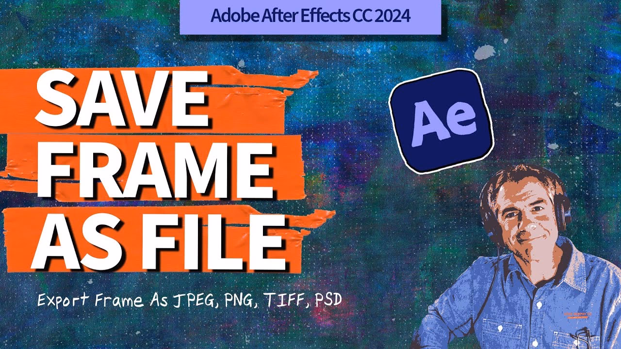 How to export a single frame in after effects?