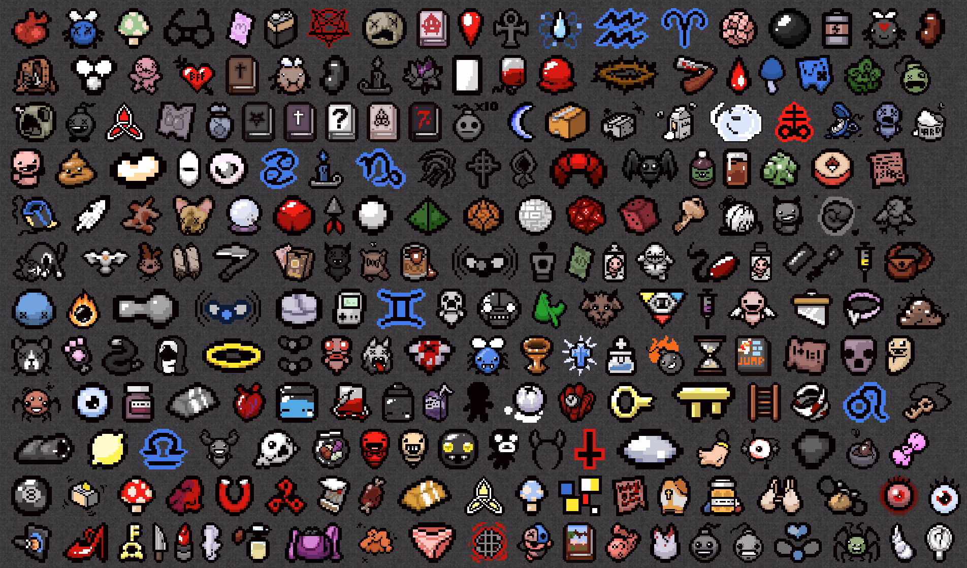 How do I rank the binding of Isaac all items (afterbirth+repentance)?