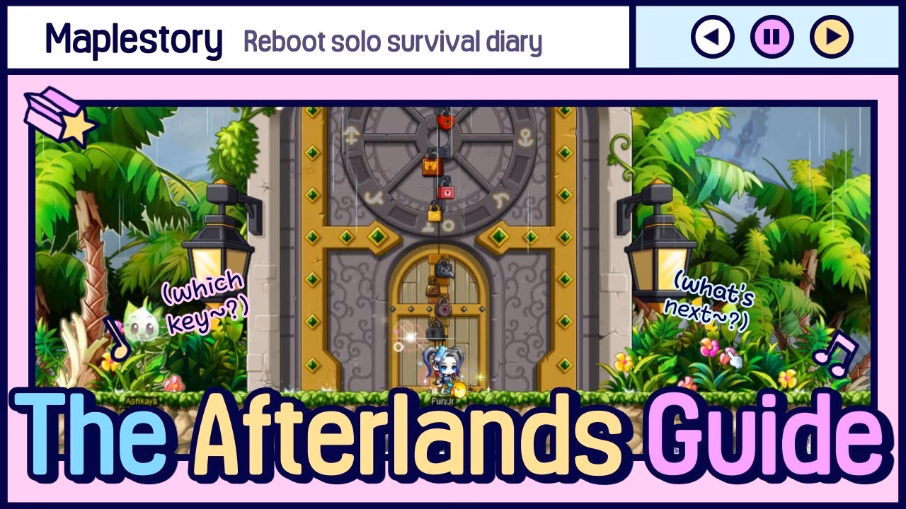 How do you find Afterlands bosses in Maplestory?
