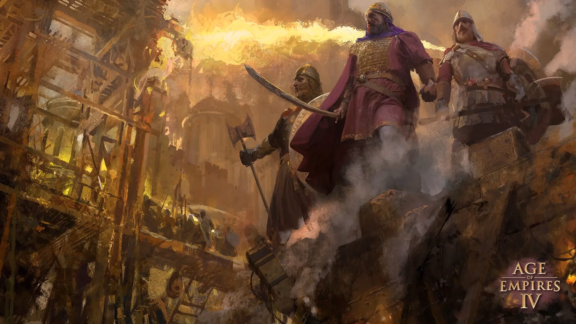How to make a background for age of Empires?