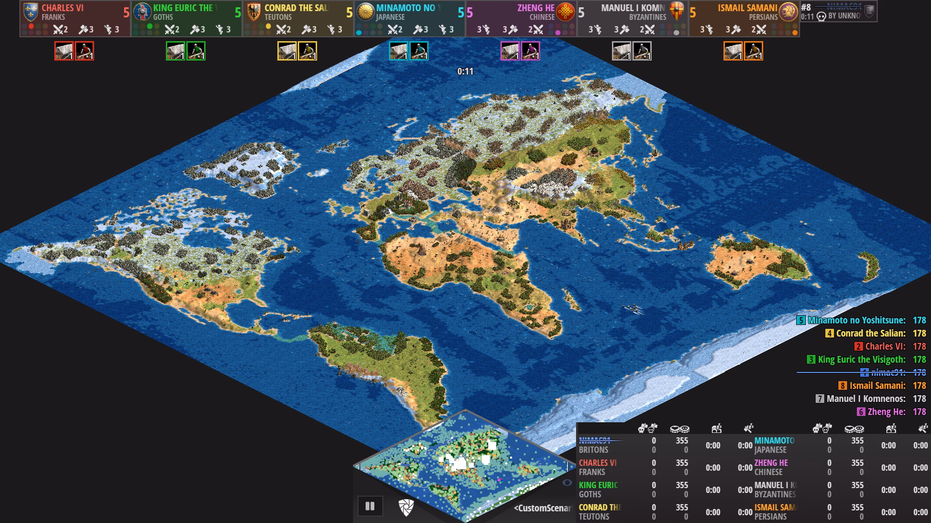Which maps are included in age of Empires 3?