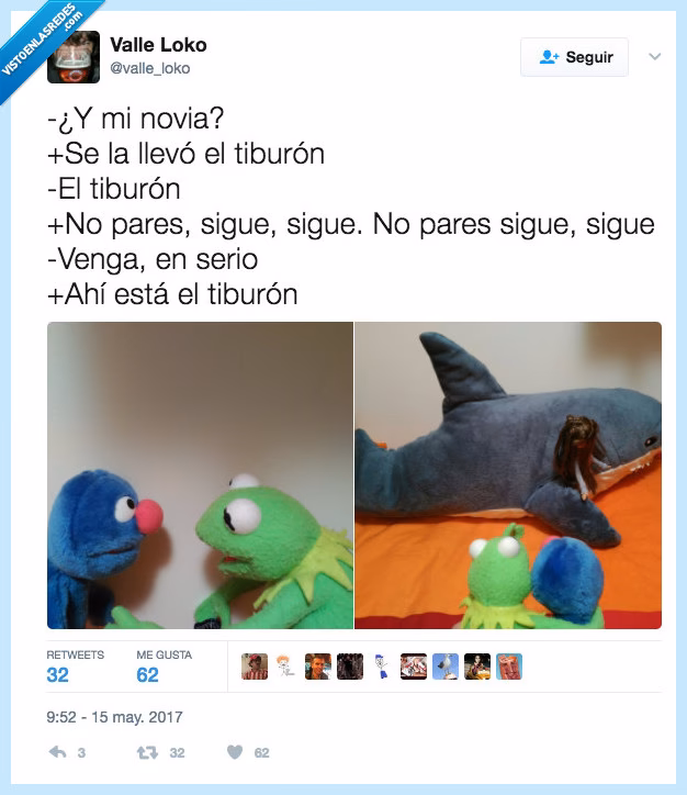 ¿Qué pasa si vieran al tiburón acercarse a ellos?