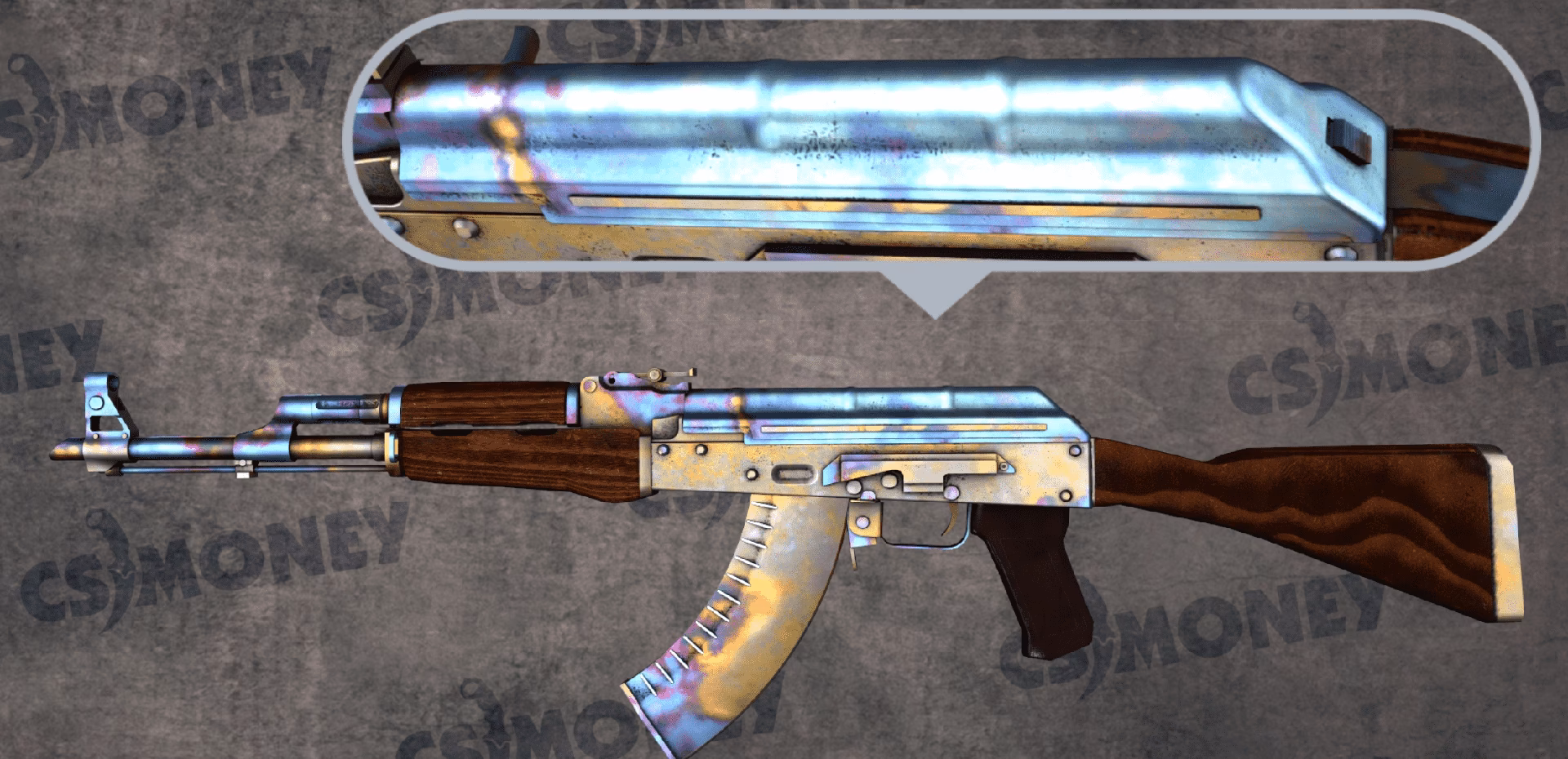 What is the blue gem AK-47 case hardened skin?