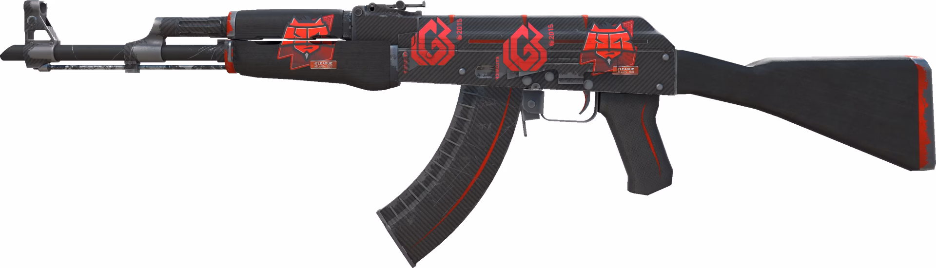 What color is AK-47 Redline?