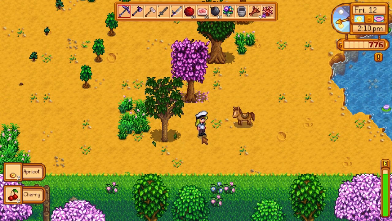 ¿Cuánto tiempo tarda en madurar el albaricoque En Stardew Valley?