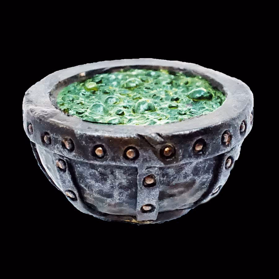 How do you fill a cauldron in alchemy?