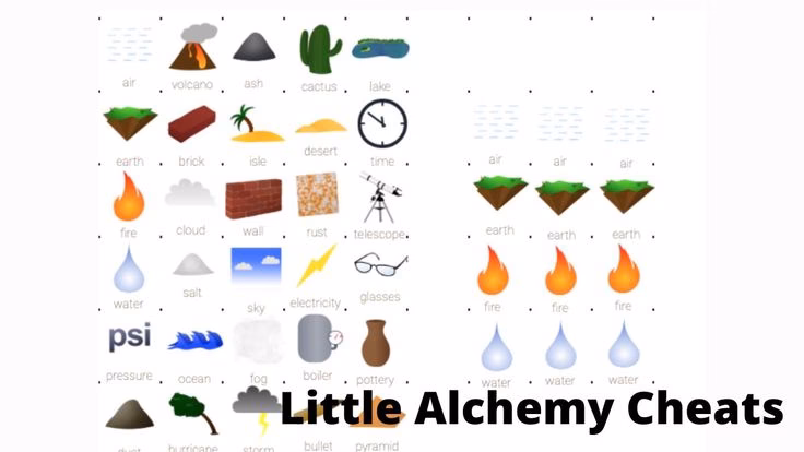 ¿Qué combinaciones hay en Little Alchemy?