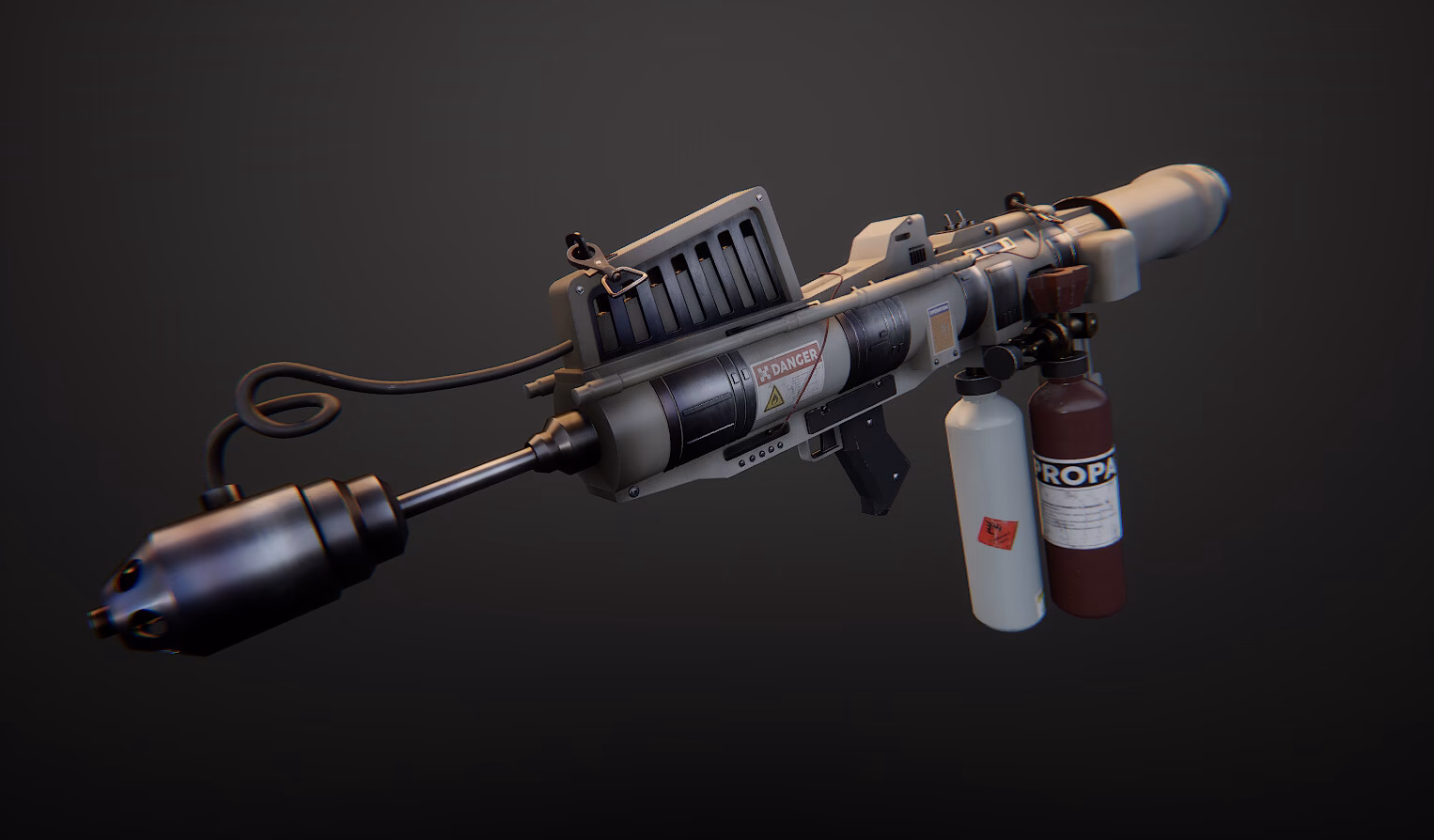 What happens if you aim a flamethrower at an alien?