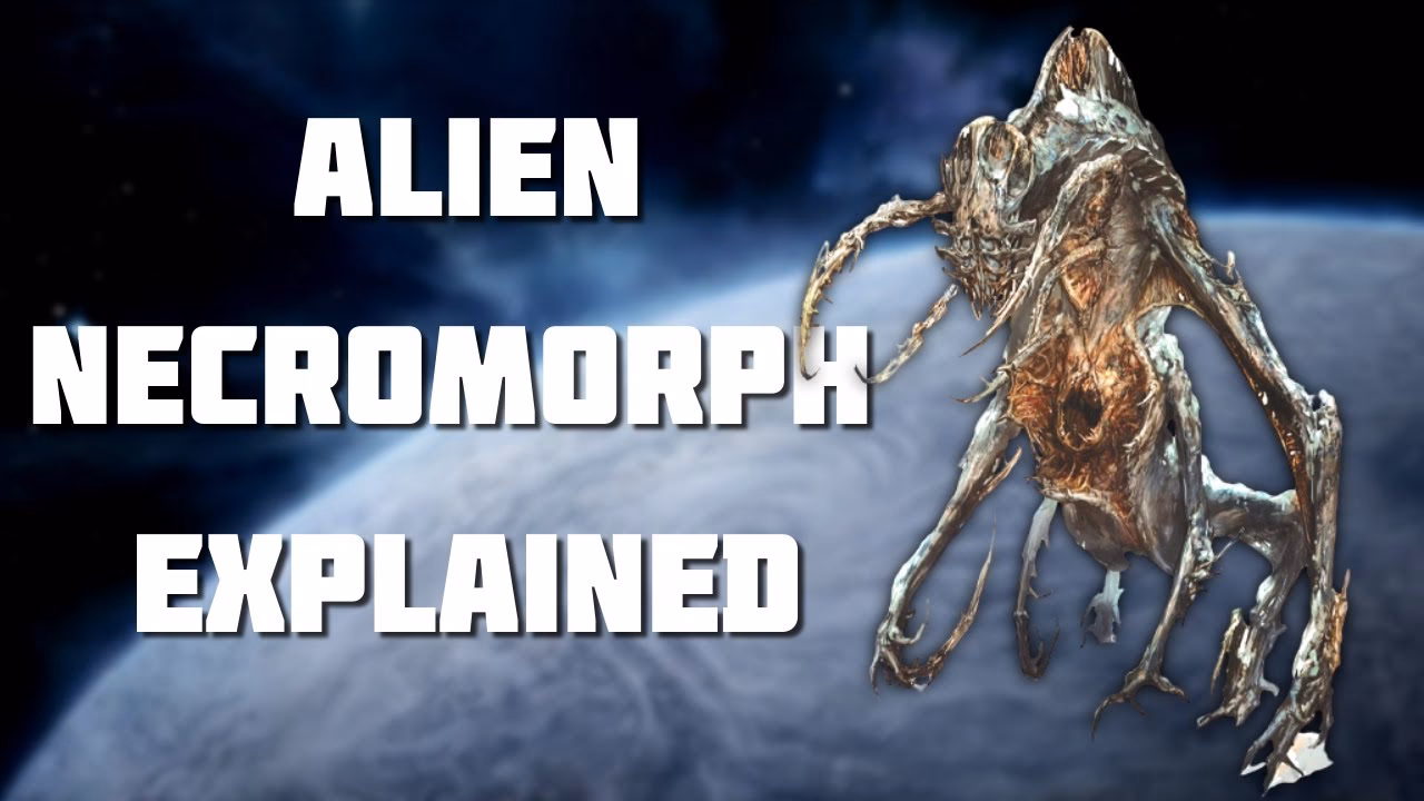 What does an alien Necromorph look like?