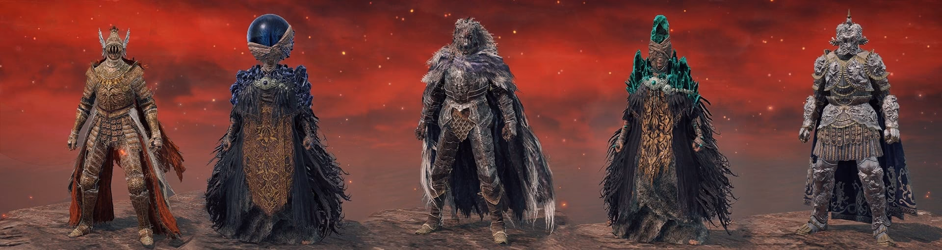 What are the individual armour pieces in Elden Ring?