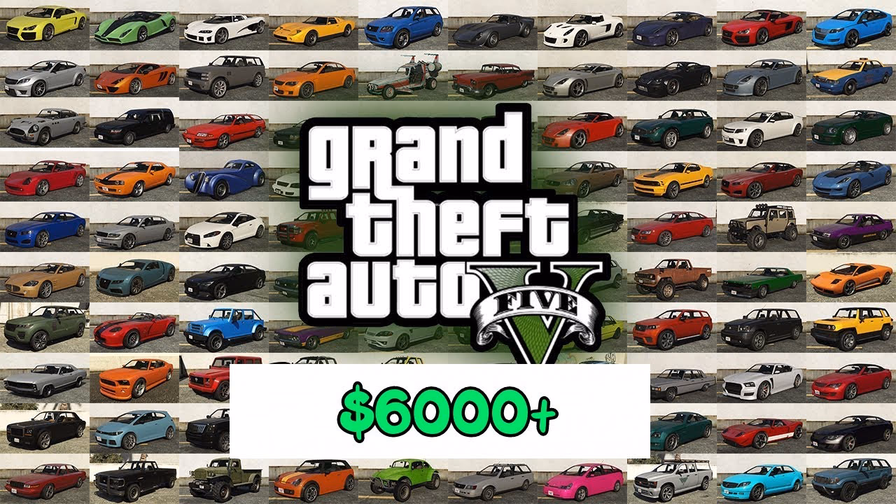 How many vehicles are in GTA V?