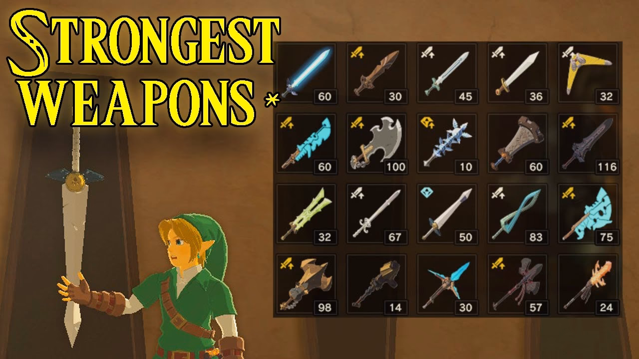 What are the different types of weapons?