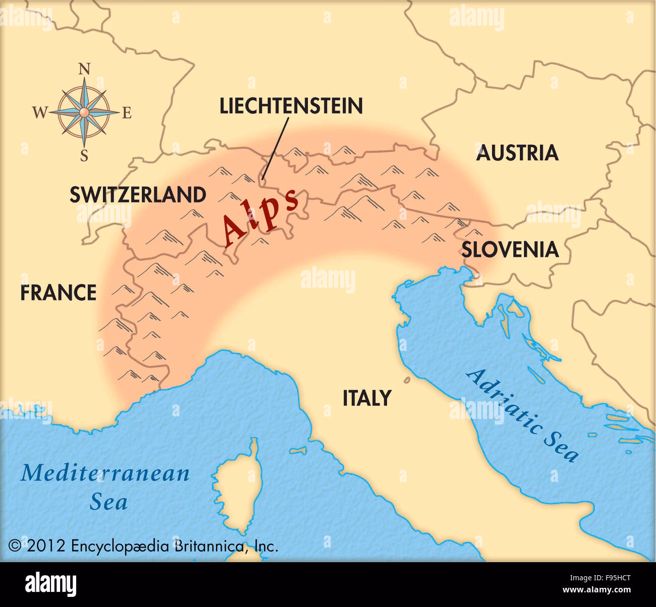 What is a National Geographic Adventure Map of the Alps?