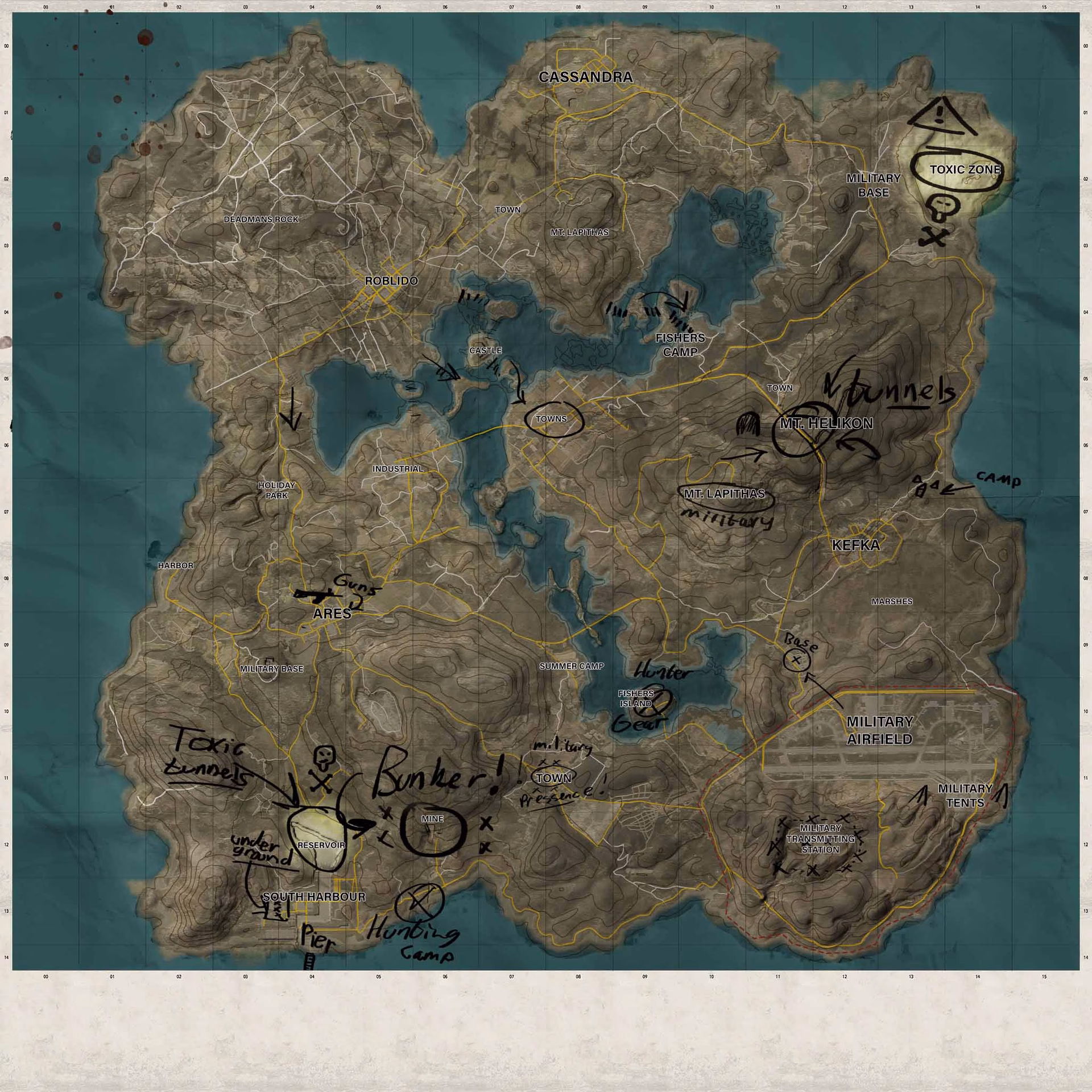Which maps does the DayZ interactive map cover?