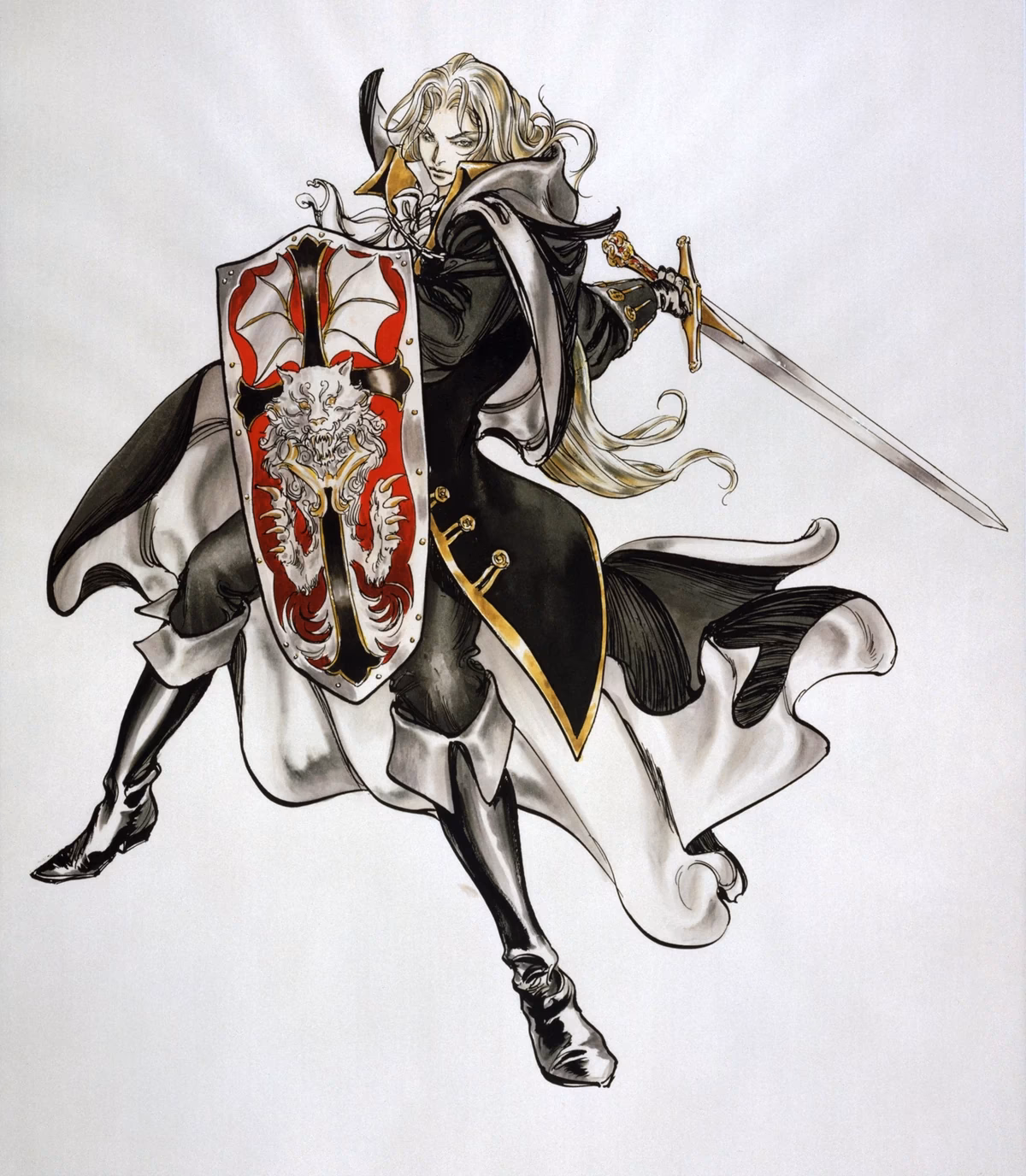 What equipment does Alucard have?