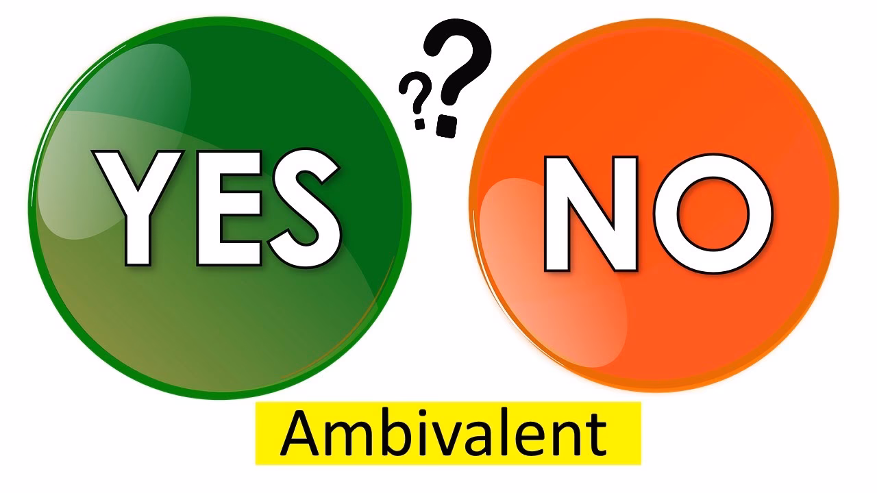Qu'est-ce que ça veut dire ambivalent ?