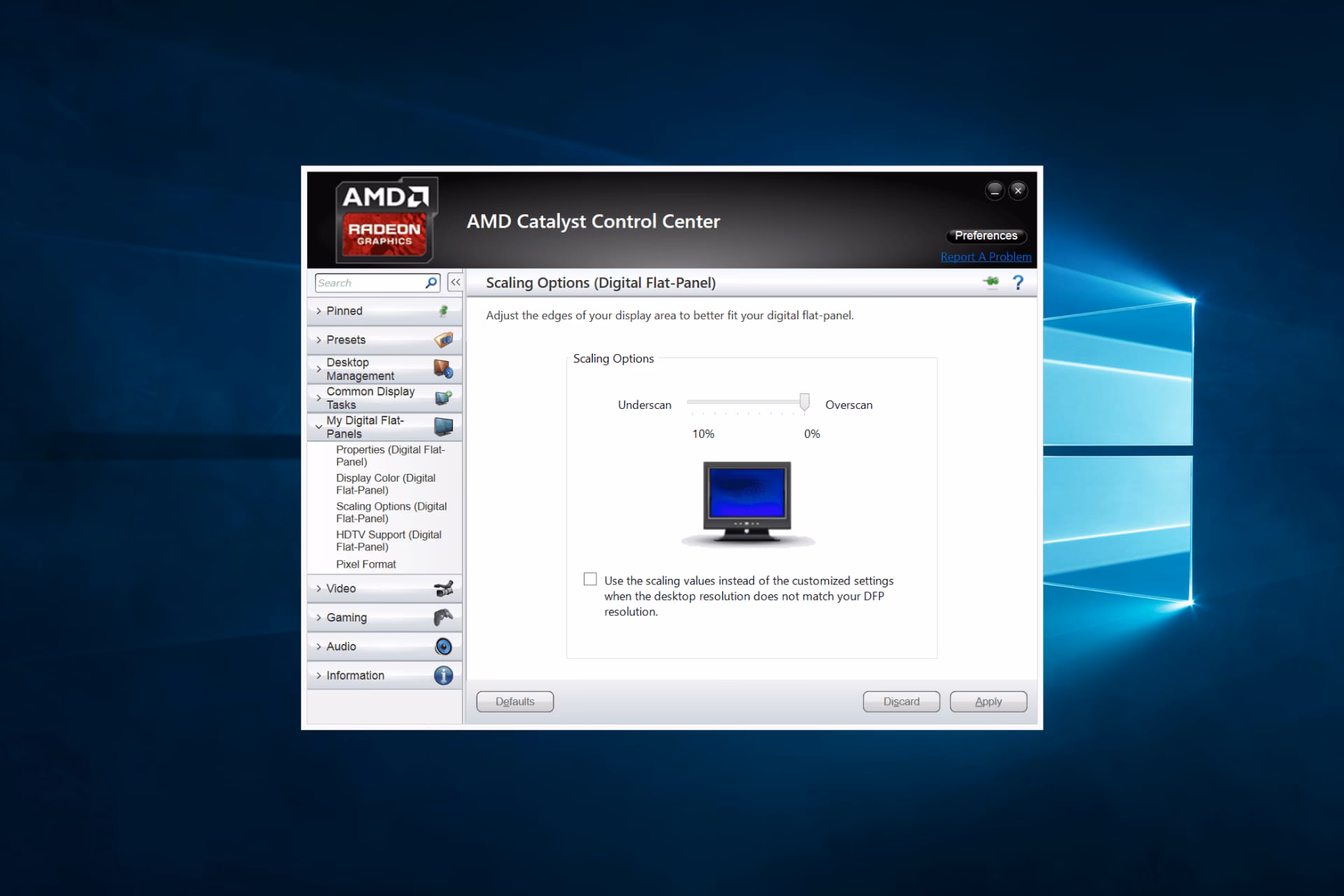 ¿Dónde se encuentra el centro de control AMD?