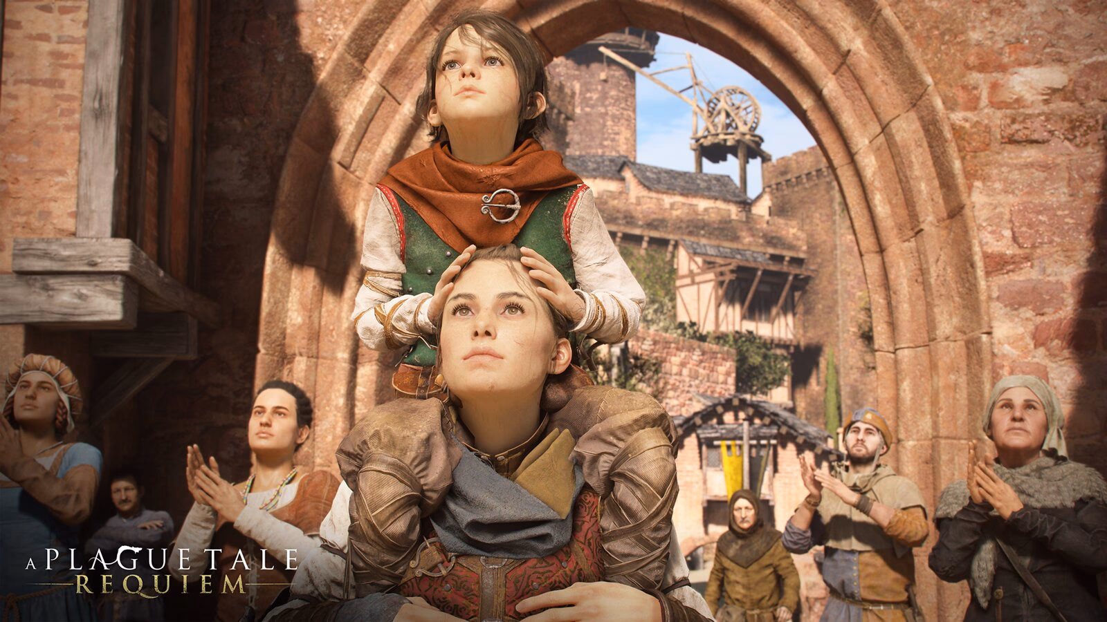 Why does Hugo flee with Amicia?