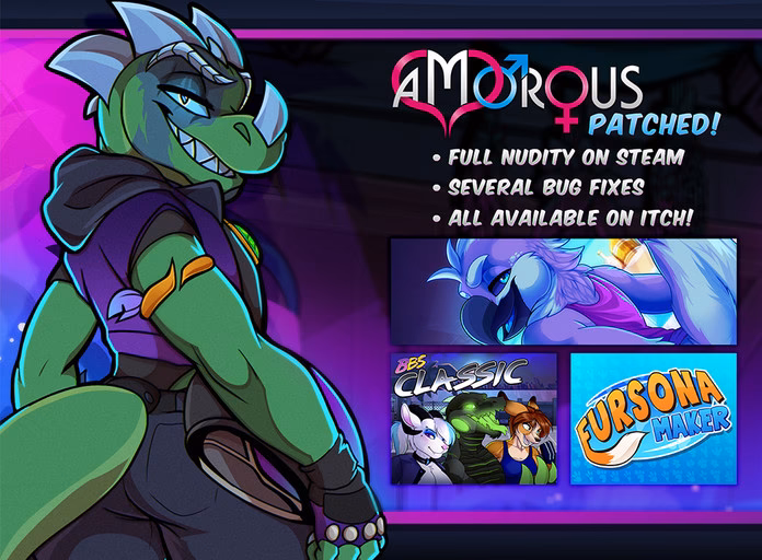 Is amorous still available on Steam?