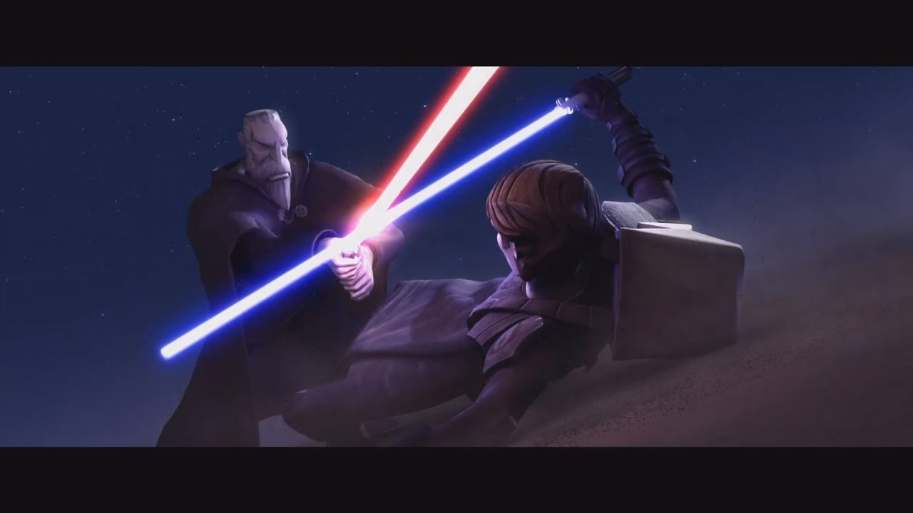 Did Anakin Skywalker fight Count Dooku?