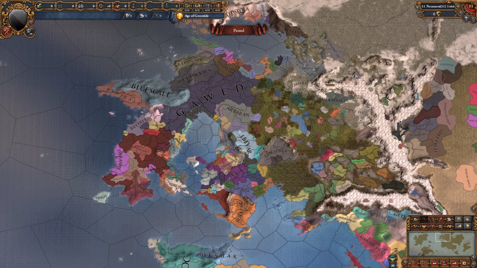 What is anbennar based on?