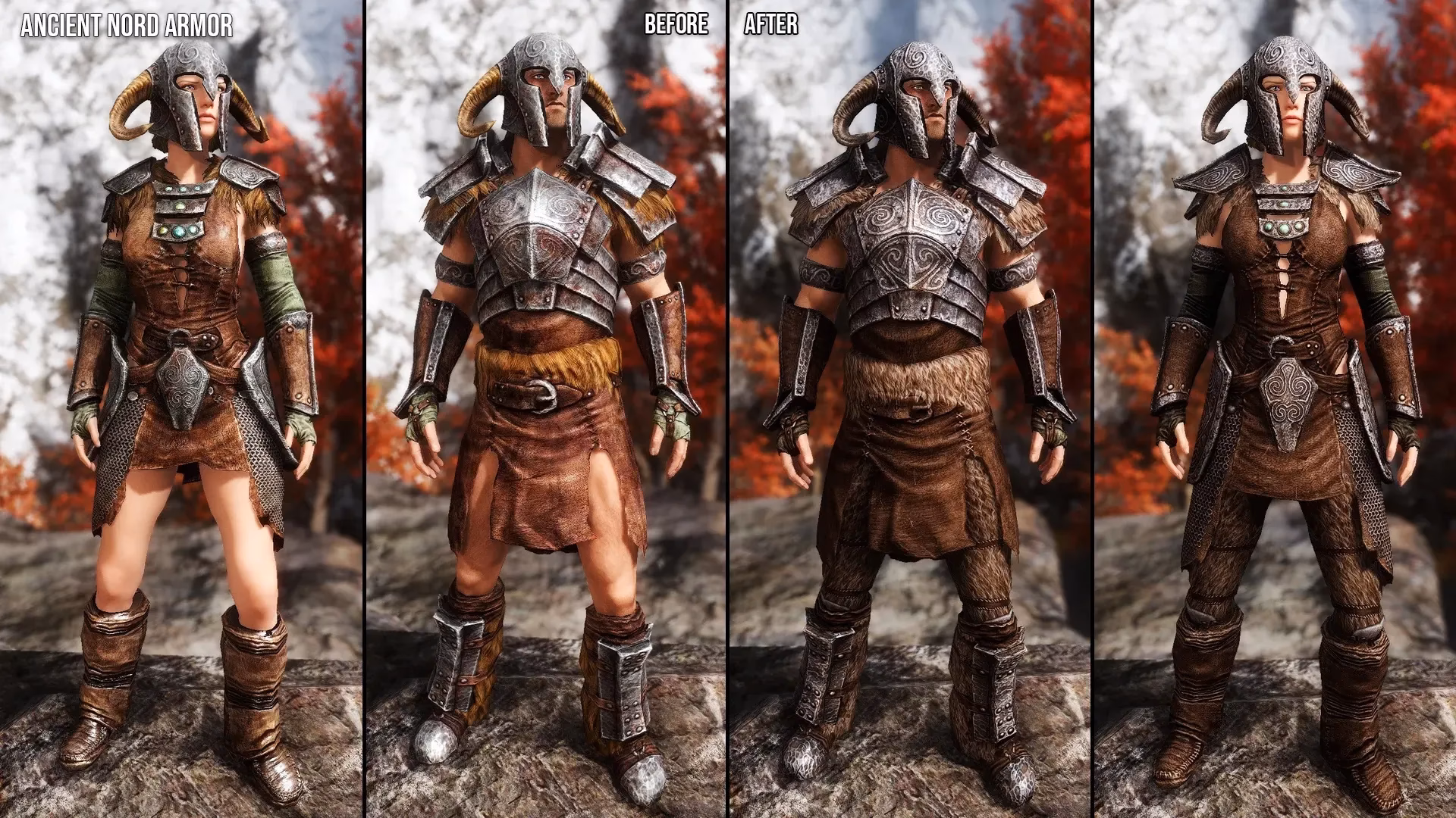 Does ancient Nord armor have a shield?