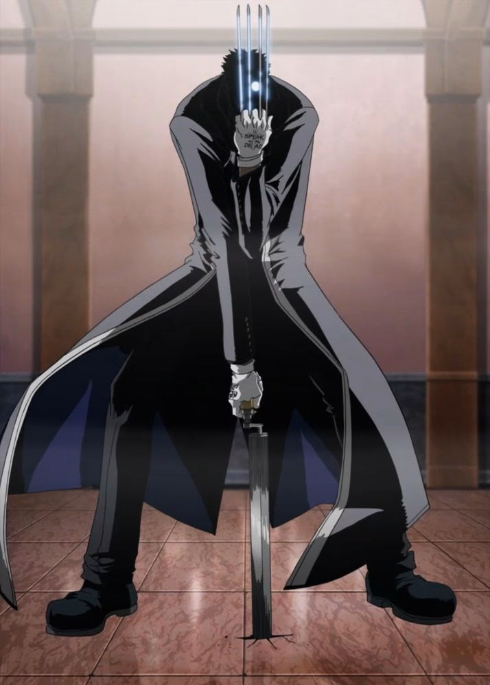 Where does Anderson go in Hellsing volume 1?