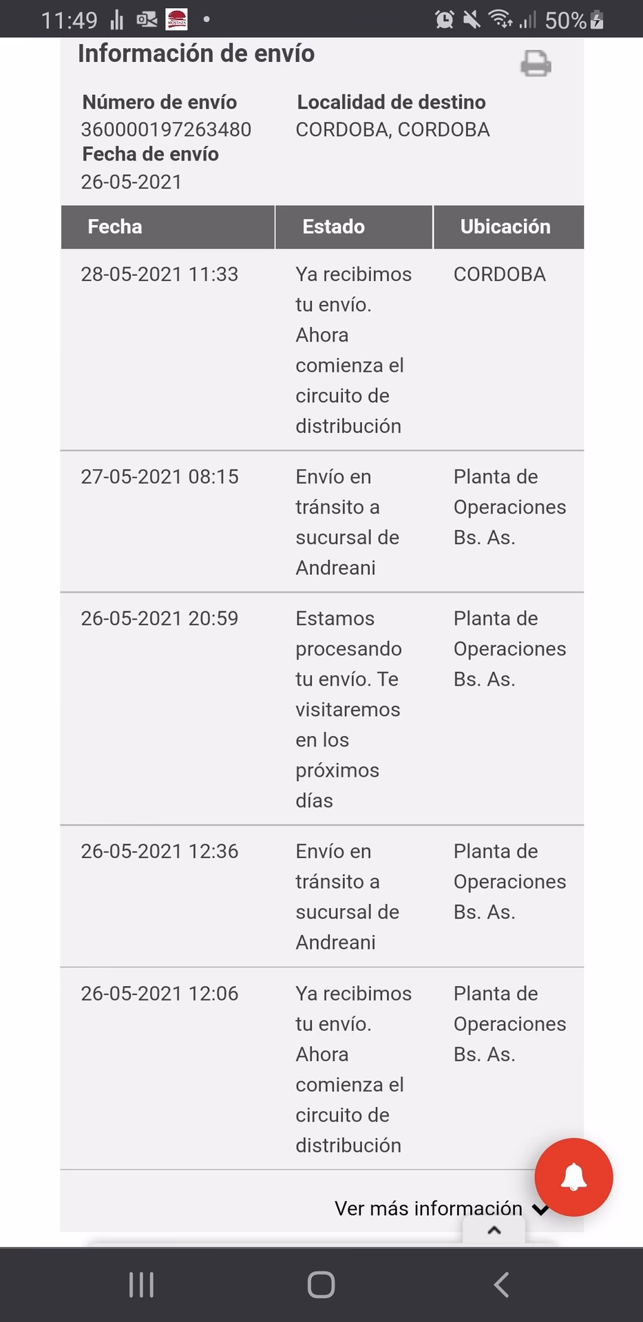 ¿Cómo puedo calcular el envío de Andreani?