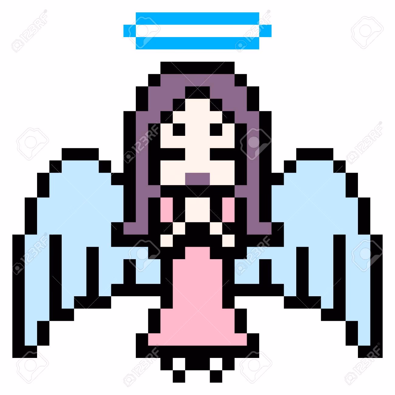 Where can I find pixel art & Angel?